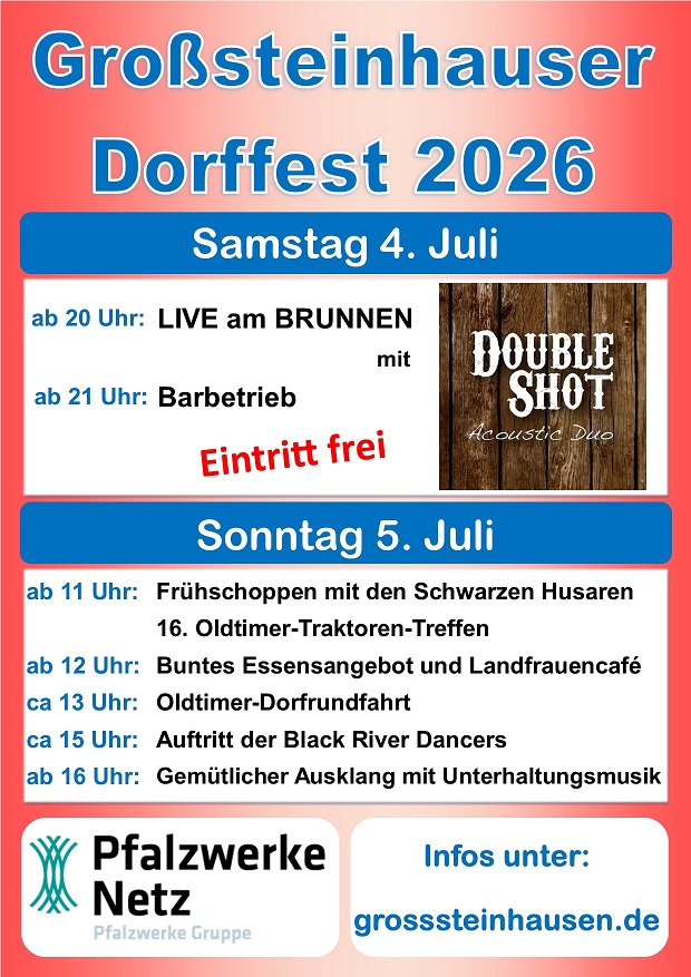 DORFFEST 2026  am 04. und 05. Juli